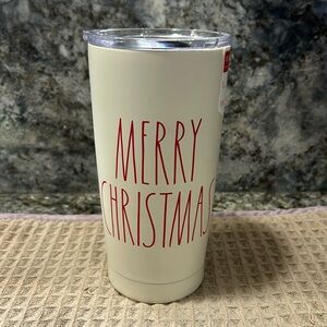 NWT Rae Dunn “Merry Christmas” Stainless Steel Tumbler | 17 oz